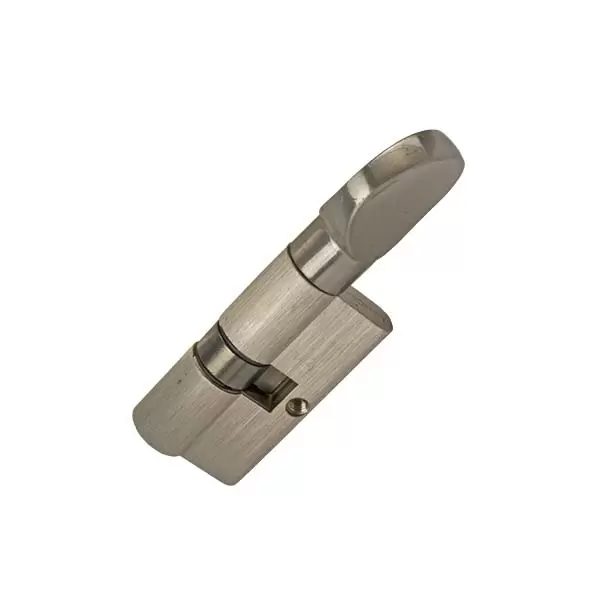 Cilindru siguranta 60mm(30/30) seria 100 cheie-buton corp nichel culoare nichel satin 5 chei Profmet