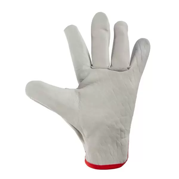 Manusi p/u sudura cu argon din piele albe 10" (L) 