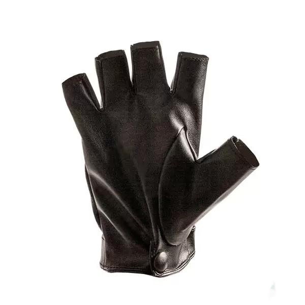 373507 Manusi din piele ecologic, fara degete, negru 9"(L) Profmet