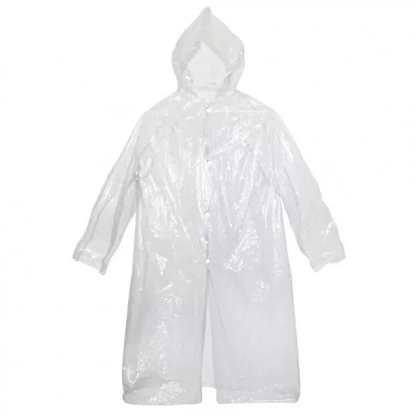 Pelerina de ploaie, 100% polietilena, transparenta