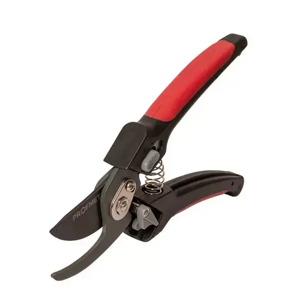 Foarfeca de gradina 200mm cu mecanism reglabil si maner bicomponent Profmet