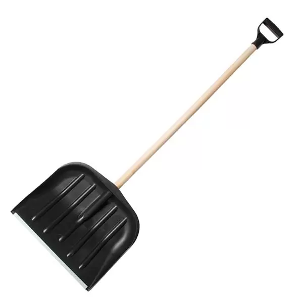 389602 Lopata pentru zapada 390x450x1330mm, cu maner de lemn Profmet