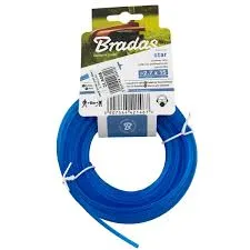 Fir pentru trimmer, stea  2,4mm х 15m, albastru
