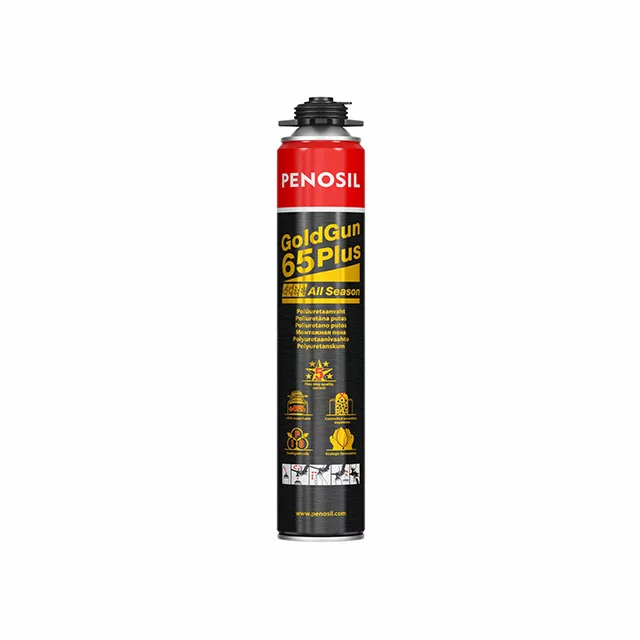 Spuma pentru montaj cu pistolul Penosil GoldGun 65 Plus - 850 ml, 1035 g