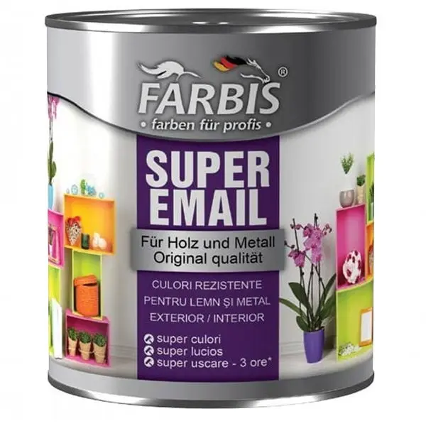 Farbis super email galben-maro 2,5L, 3in1