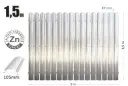 Gard CS Н-1.5м L-2.0м (20st), stachet metalic
