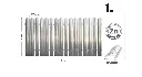 Gard CS Н-1.0м L-2.0м (20st), stachet metalic