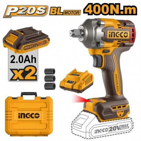Masina de insurubat cu impact pe acumulator Li-Ion INGCO CIWLI2040