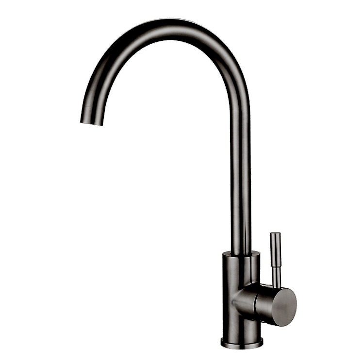 Baterie pentru bucătărie din inox negru