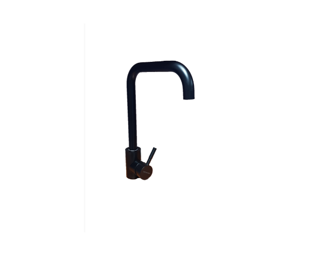 Baterie pentru bucătărie  IN-H3008B din inox negru
