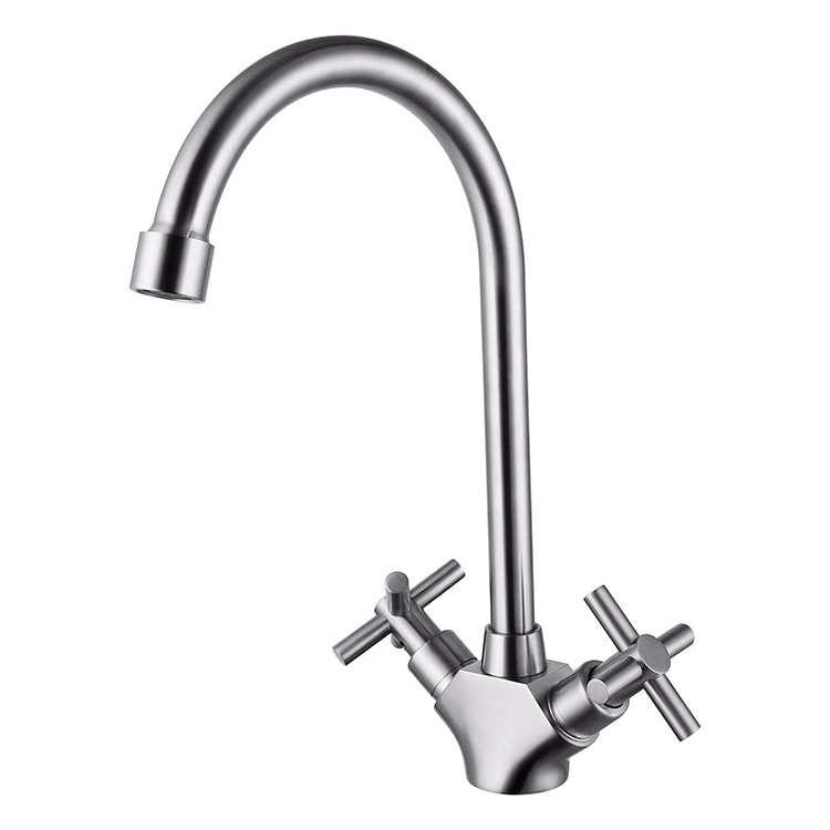 Baterie pentru bucătărie IN-H3103C din inox cu mânere în cruce