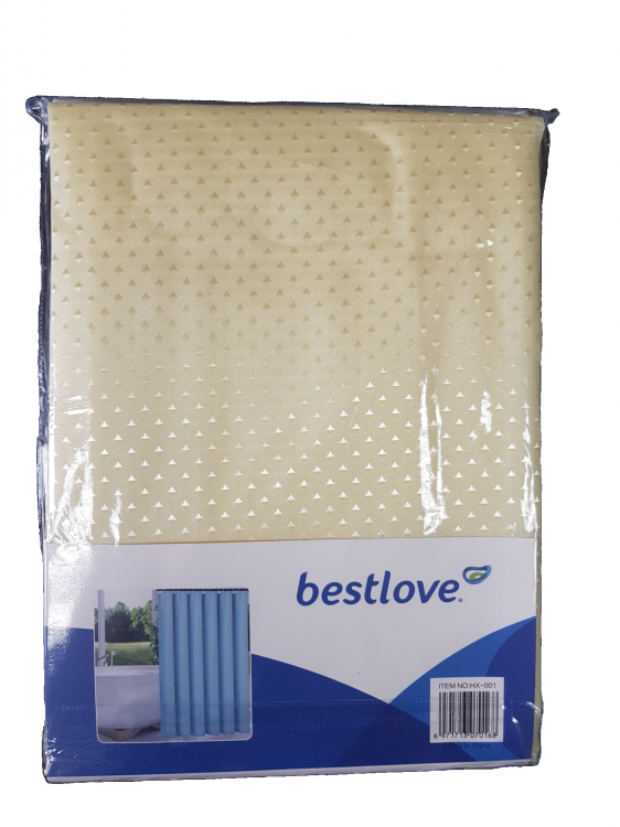 Perdea pentru duș 180*180  (galben)