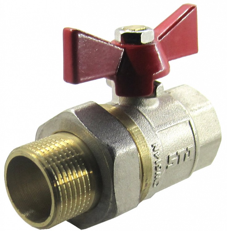 Robinet cu bilă 1/2 cu muftă americană (Premium)