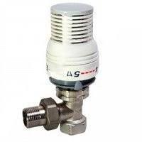 Robinet pentru calorifer unghiular cu termostat 1/2