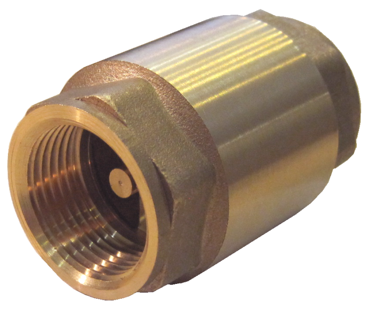 Supapă de sens 1/2" alamă