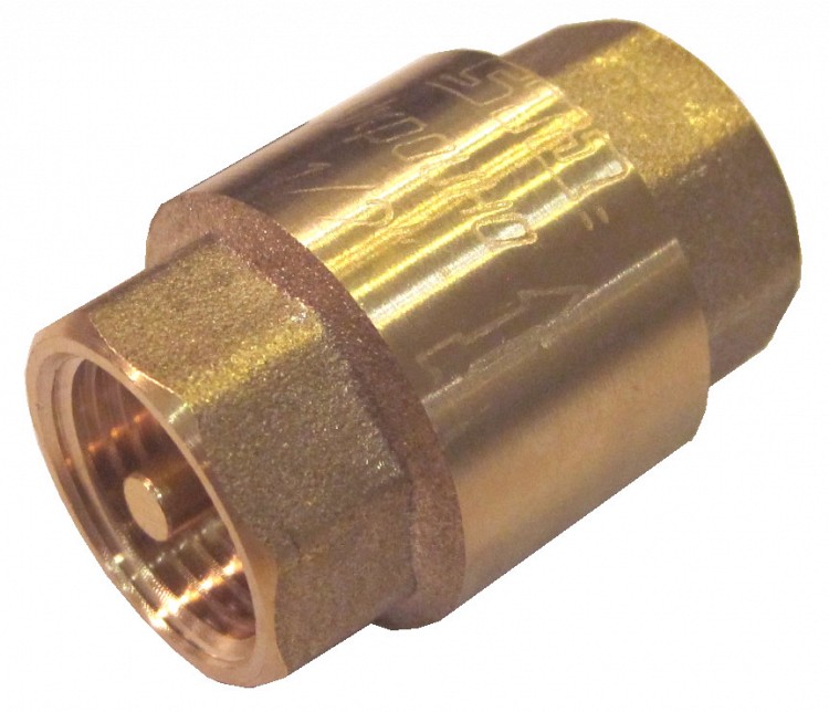 Supapă de sens 3/4" alamă (întărită)