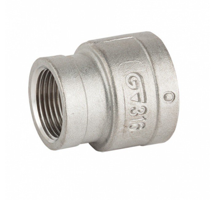 Mufă de trecere 3/4 F*1/2 F inox