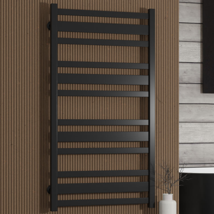 Uscător de prosoape SOLAR 500x1200 inox (negru)