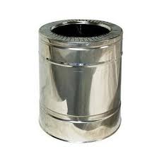 Tub Ø150/220 0,25M inox/inox