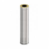 Tub Ø180/250 1M inox/inox