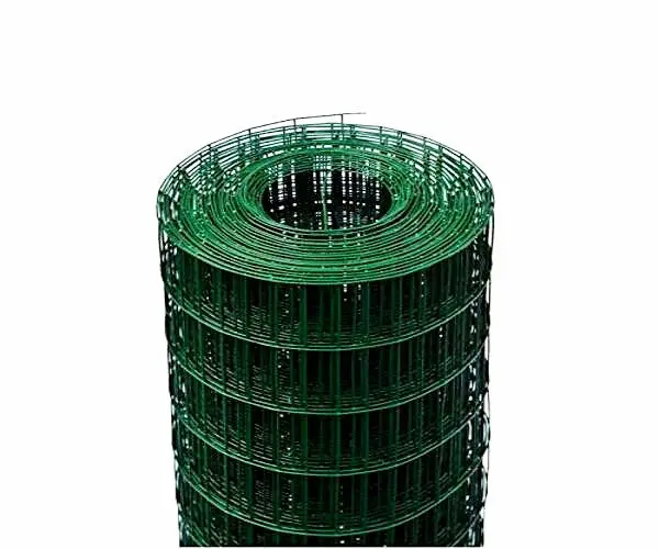 Plasă PVC 19x19, Ø-1,4; h-1,5m, sudată zincată (m.)