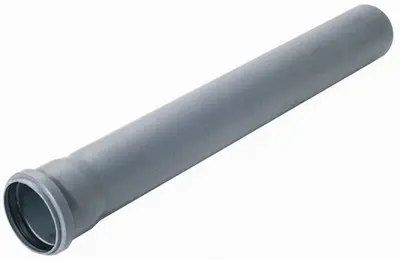 [Cod 5543] Țeavă PVC Ø110x2,2x3000mm canalizare SN2, gri,