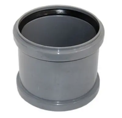 Muffă PP canalizare, Ø110 mm, gri, 