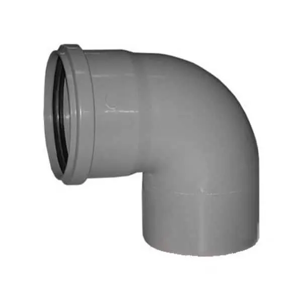 Cot PP, Ø50/90° canalizare, gri, Aquer