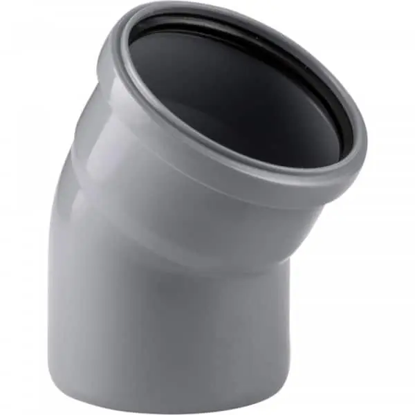 Cot PP, Ø110/30° canalizare, gri, Aquer