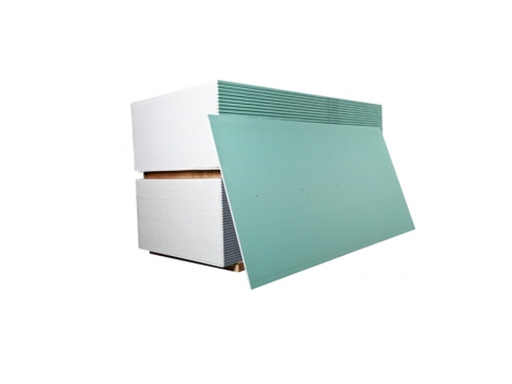 Gipscarton Rigips 12.5 mm Hydro 2.0m (1 pal=60 foi )