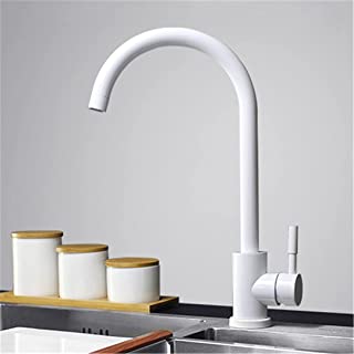 Baterie pentru bucătărie din inox alb