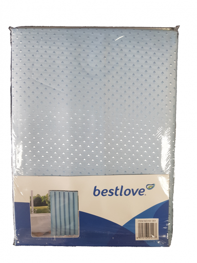 Perdea pentru duș 180*180 (albastră)