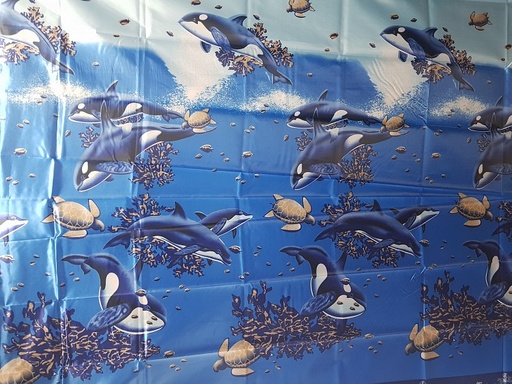 Perdea pentru duș 180*170  (delfin)