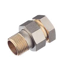 Mufă americană dreaptă 1/2 alamă (întărită)