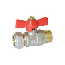 Robinet cu bilă pentru apă 20*3/4" M (filet exterior)