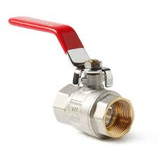 Robinet cu bilă pentru apă 1/2" F-F (mâner tip levier)