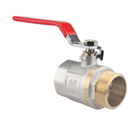 Robinet cu bilă pentru apă 1/2" F-M (mâner tip levier)