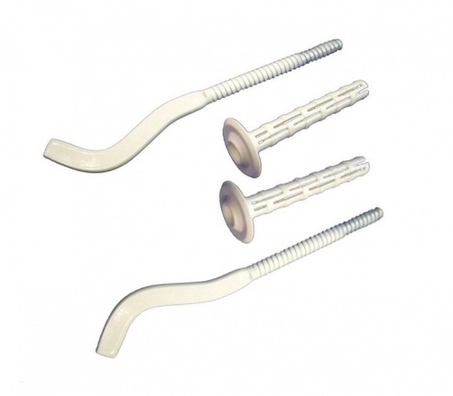 Consolă pentru calorifer din fontă 9x280 mm (pereche)