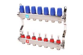 Colector 1*3/4*7 ieșiri pentru încălzire prin pardoseală