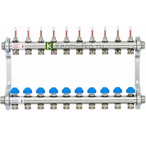 Colector 1*3/4*10 ieșiri pentru încălzire prin pardoseală