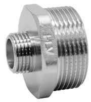 Fiting cilindric de trecere 1 M*1/2 M inox