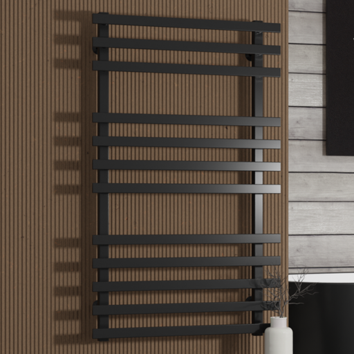 Uscător de prosoape OMEGA 500x800 inox (negru)