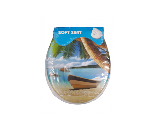 Capac WC moale (model barcă)