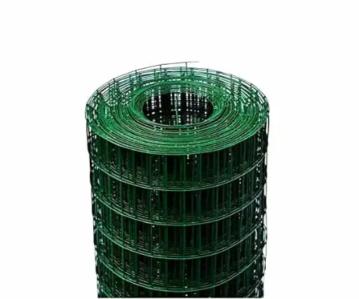 Plasă sudată cu înveliş PVC în rulou.19x19, Ø 1,6 ; h-1m
