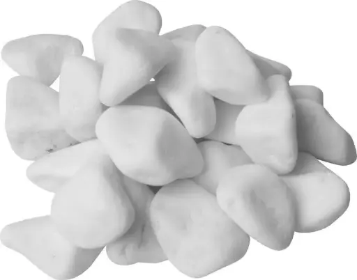 Piatra decorativa alba