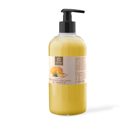 Sapun lichid pepene galben si menta 500ml DEMO 