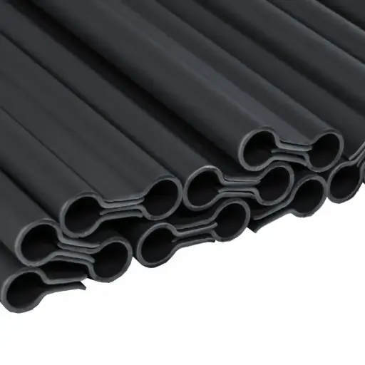 [TOBKS1920DGY] Cleme fixare fasii de gard Solid 1200 g/m2, 19cm,sur inchis, 20 buc