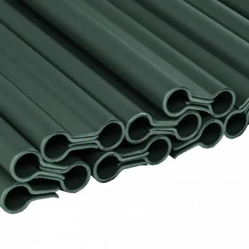 [TOBKS1920GR] Cleme fixare fasii de gard Solid 1200 g/m2, 19cm,verde, 20 buc