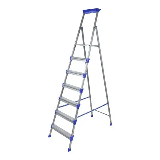 [Cod 25627] Scara 6 +1 trepte 'profil patrat' 53x129x210cm :