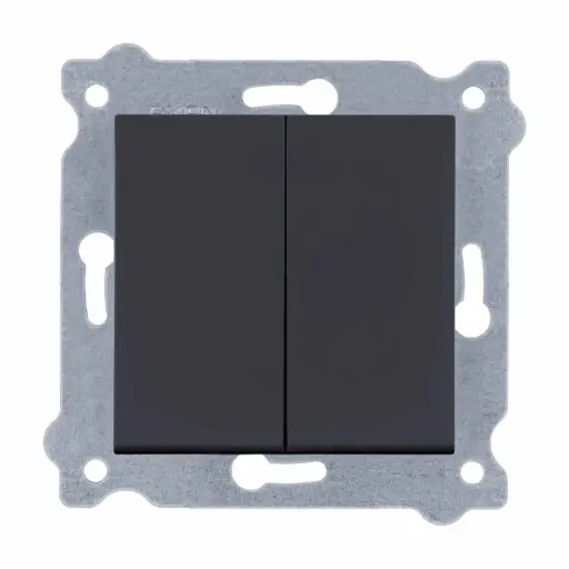 [Cod: 74316 Nanu M.] Intrerupator 2 clape, fum, ODAK EXEN